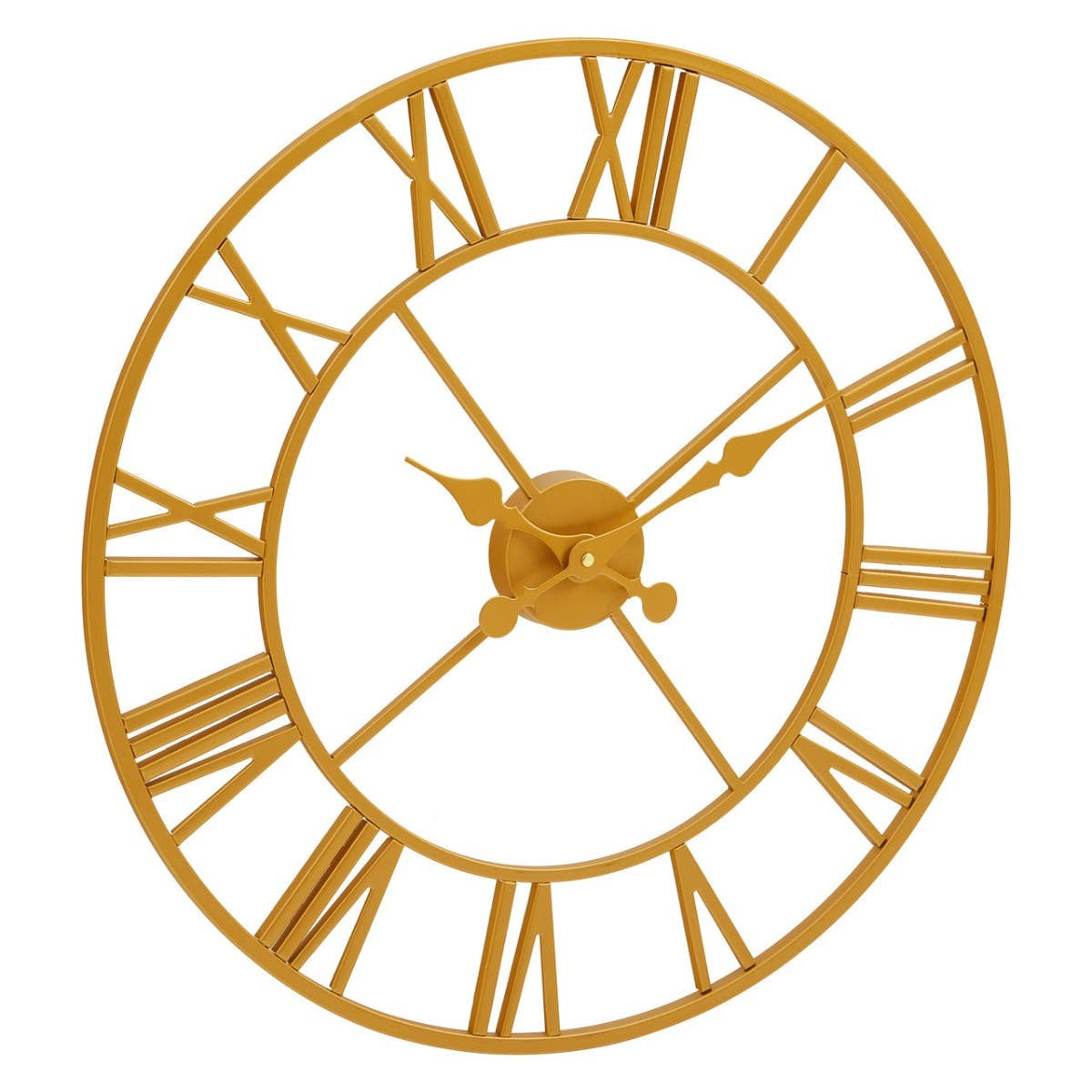 Tempo Luxe Gold Wall Clock