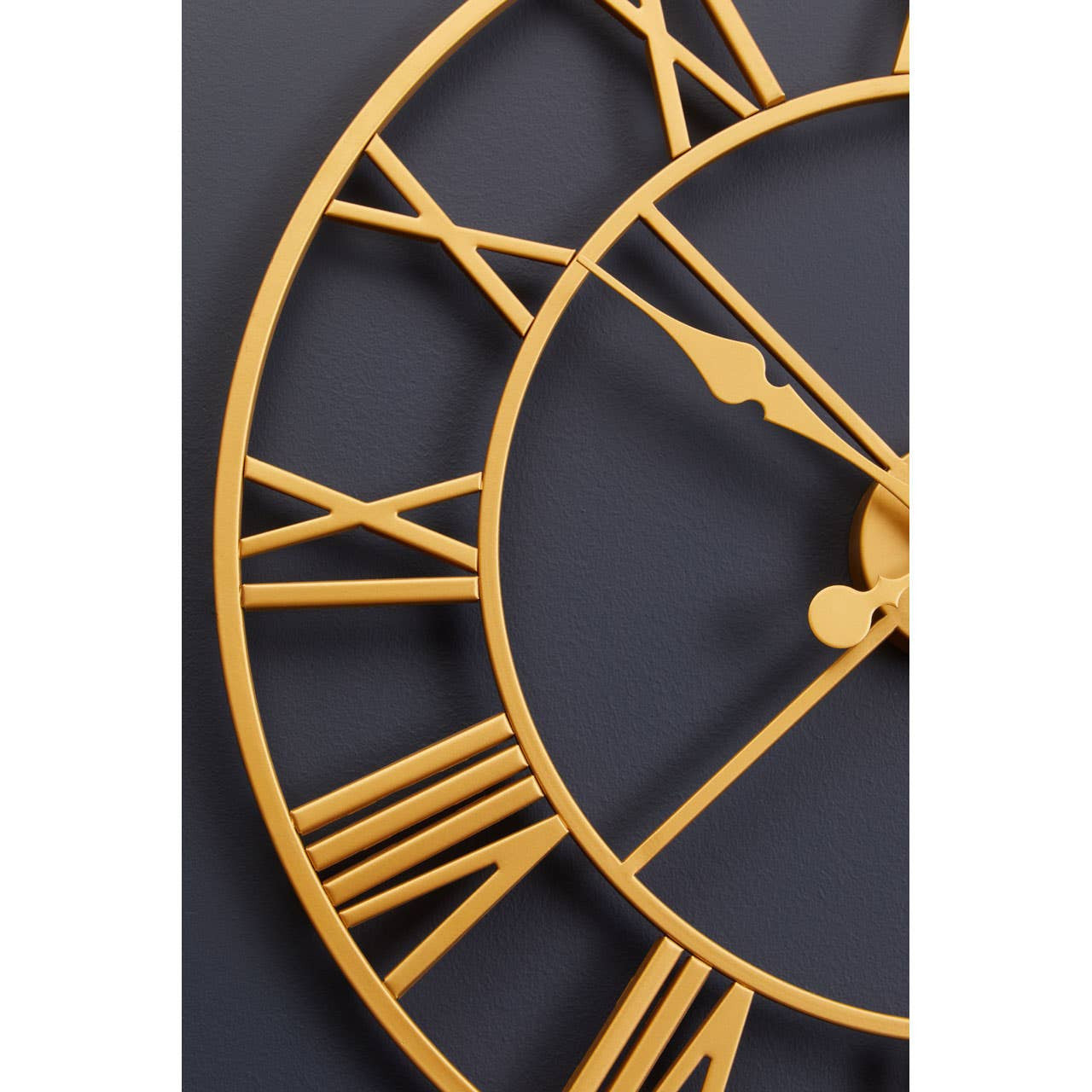 Tempo Luxe Gold Wall Clock