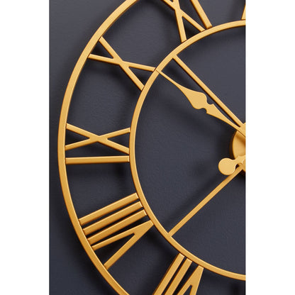 Tempo Luxe Gold Wall Clock