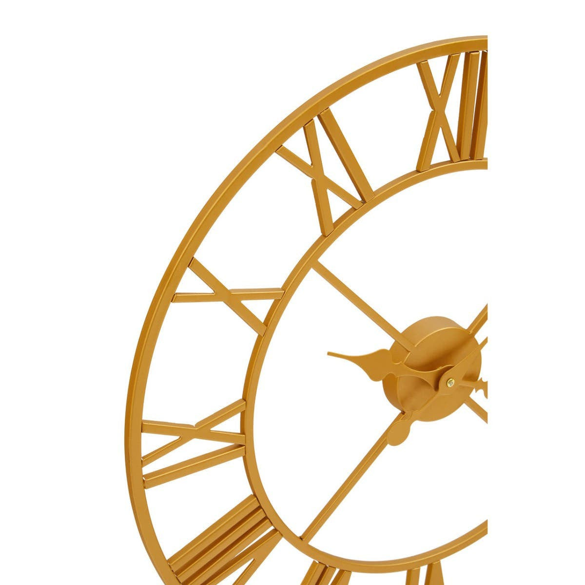 Tempo Luxe Gold Wall Clock