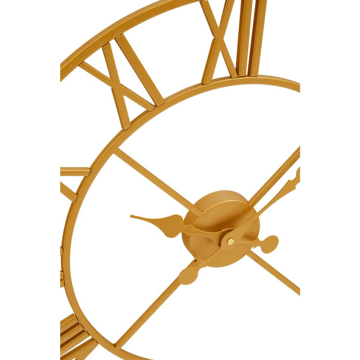 Tempo Luxe Gold Wall Clock