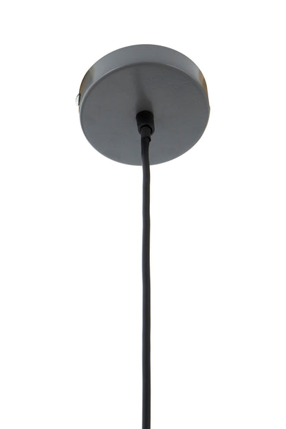 Brant Industrial Grey Metal Pendant Light Ceiling Light | Bali & Blue