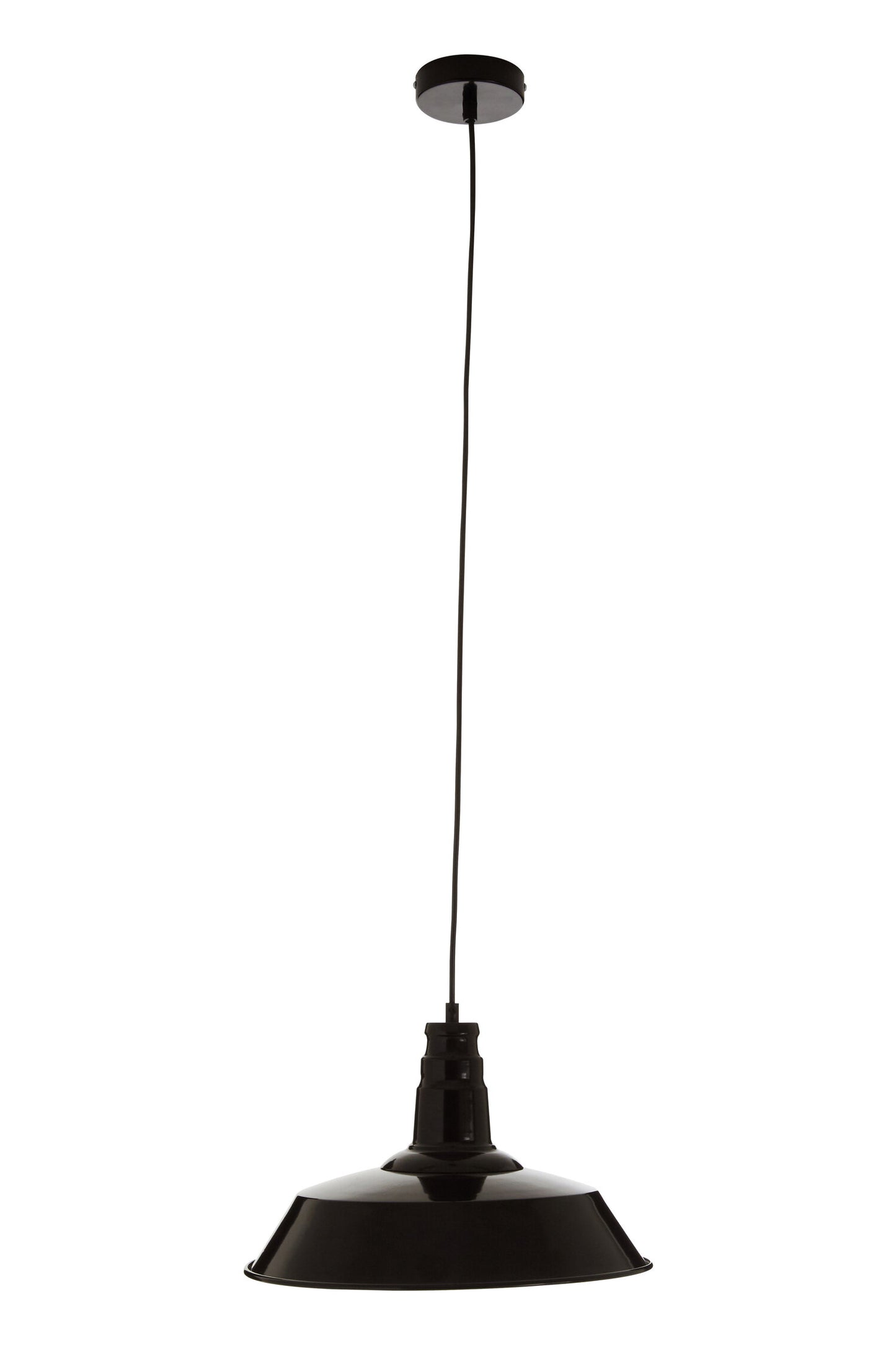 Mustique Industrial Black Pendant Light