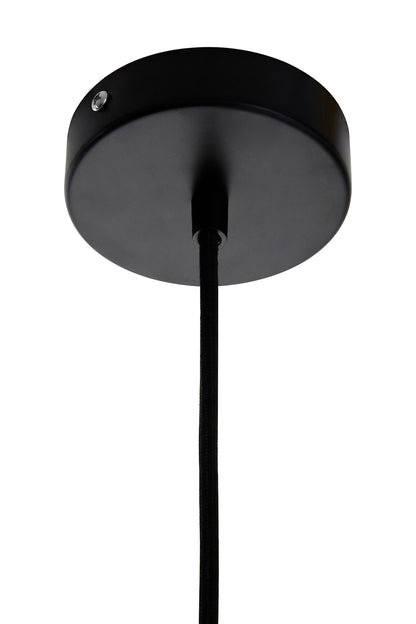 Hoxton Black Metal Industrial Wire Pendant Light
