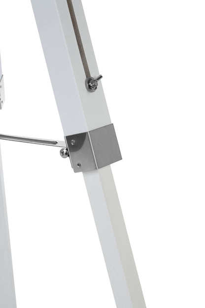 Remy White Wood Tripod Floor Lamp