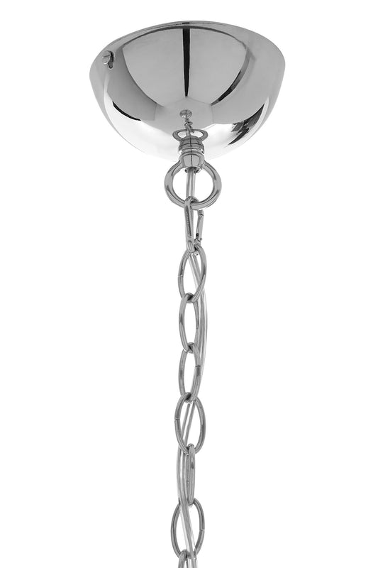 Brixton Industrial Chrome Pendant Light