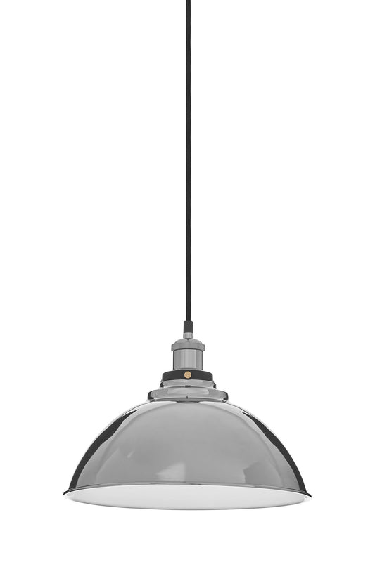 Brixton Industrial Iron and Aluminium Pendant Light Ceiling Light | Bali & Blue