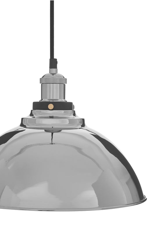 Brixton Industrial Iron and Aluminium Pendant Light