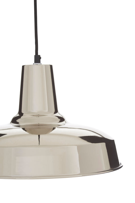 Brixton Industrial Deep-Plate Aluminium Pendant Light