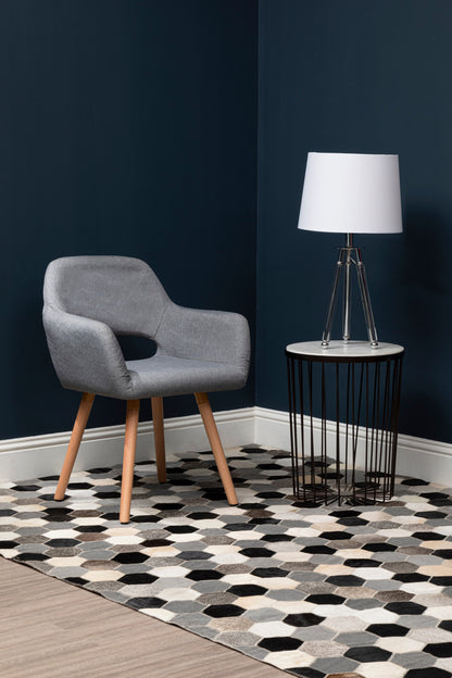 Leon Chrome Crystal Tripod Table Lamp