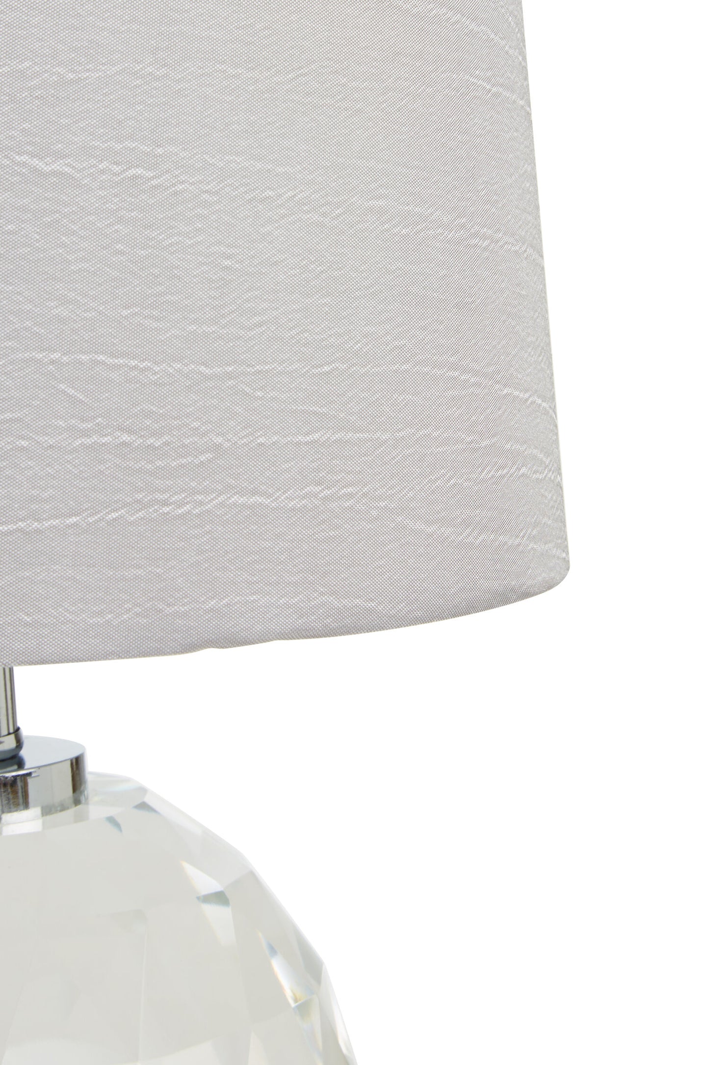 Azure Grey Crystal Luxe Table Lamp