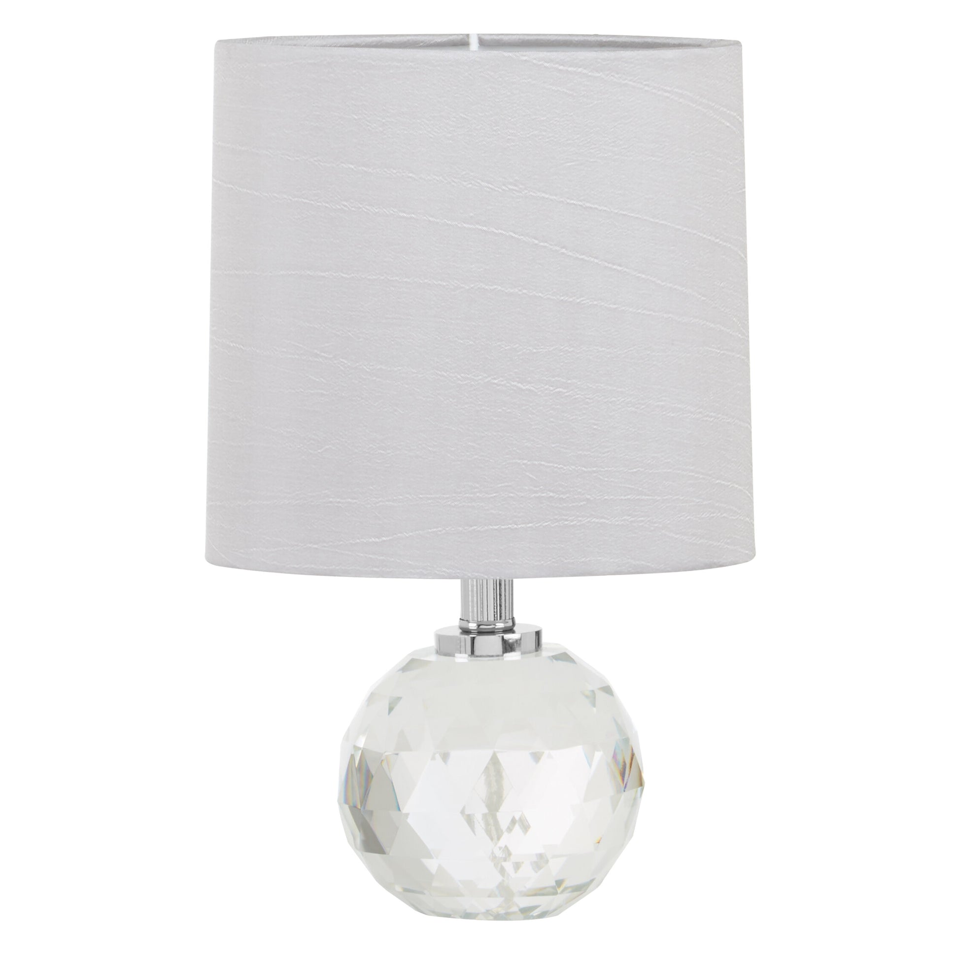 Azure Grey Crystal Luxe Table Lamp | Bali & Blue