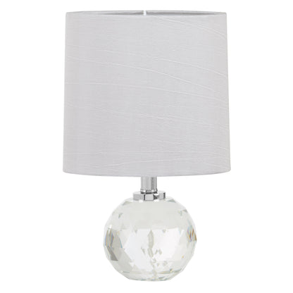Azure Grey Crystal Luxe Table Lamp | Bali & Blue