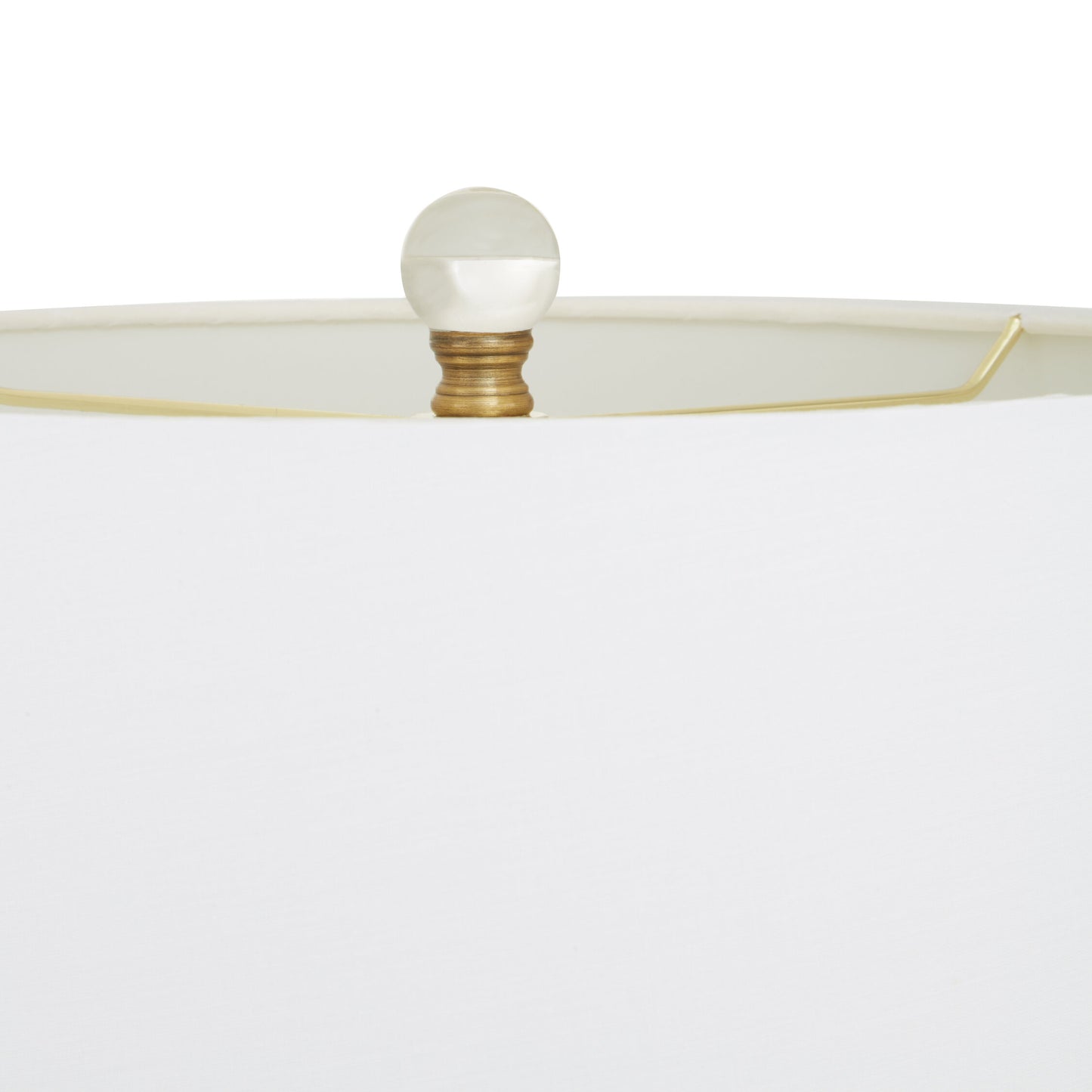 Freya Antique Brass Crystal Table Lamp