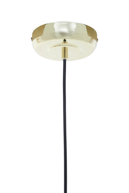 Industrial Gold Metal 1 Bulb Pendant Light