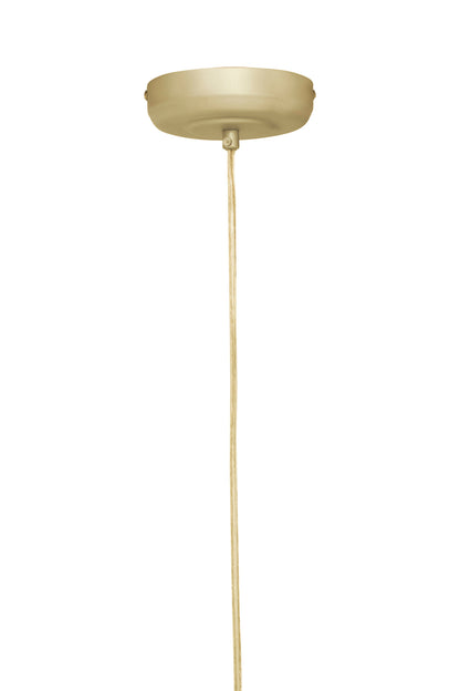 Industrial Gold Iron Pendant Light
