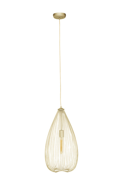 Industrial Gold Iron Pendant Light
