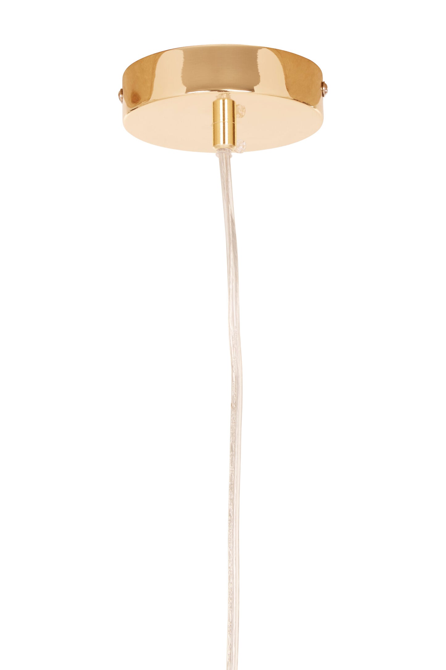 Industrial Gold Triangle Pendant Light