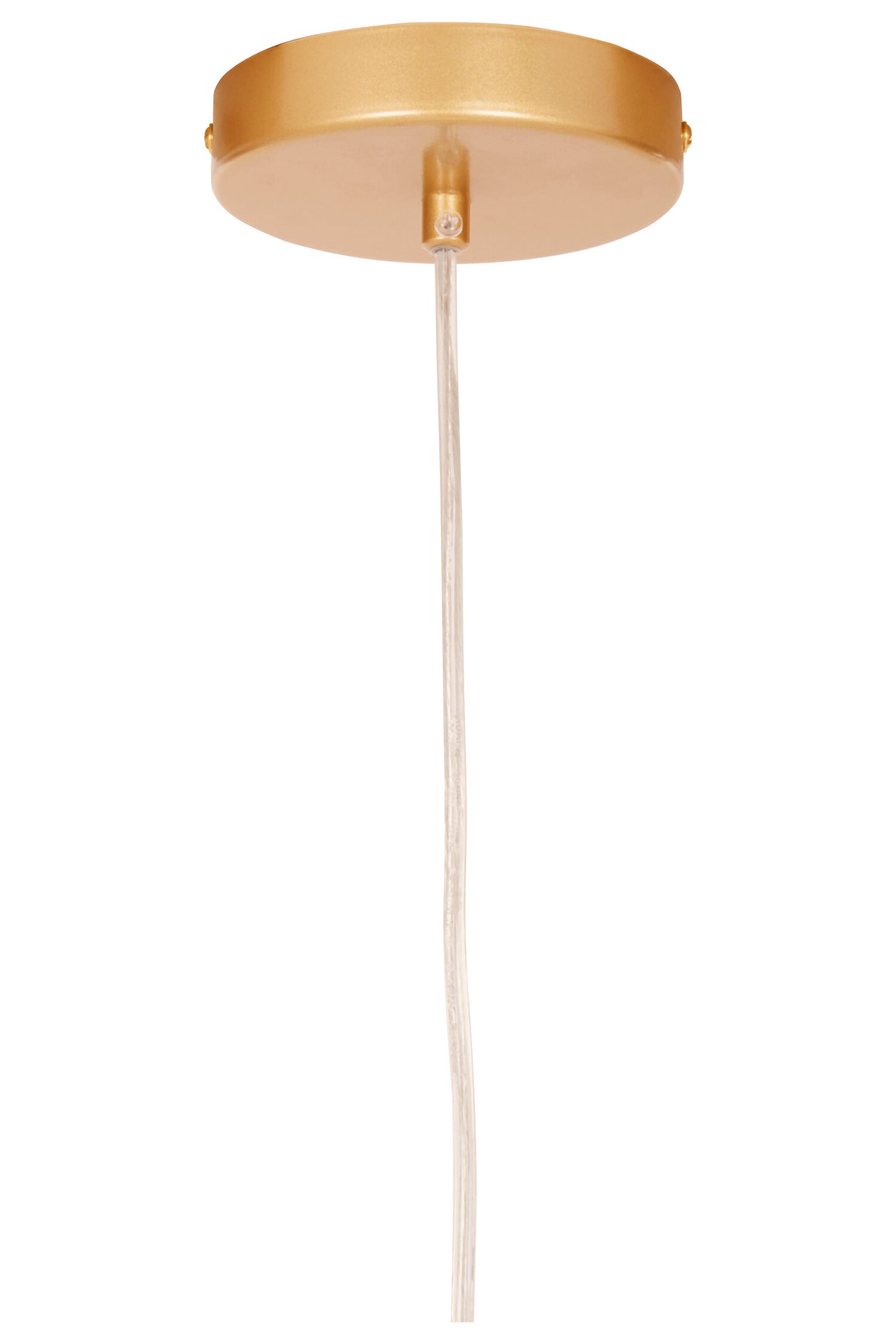 Channing Small Gold Filigree Industrial Pendant Light