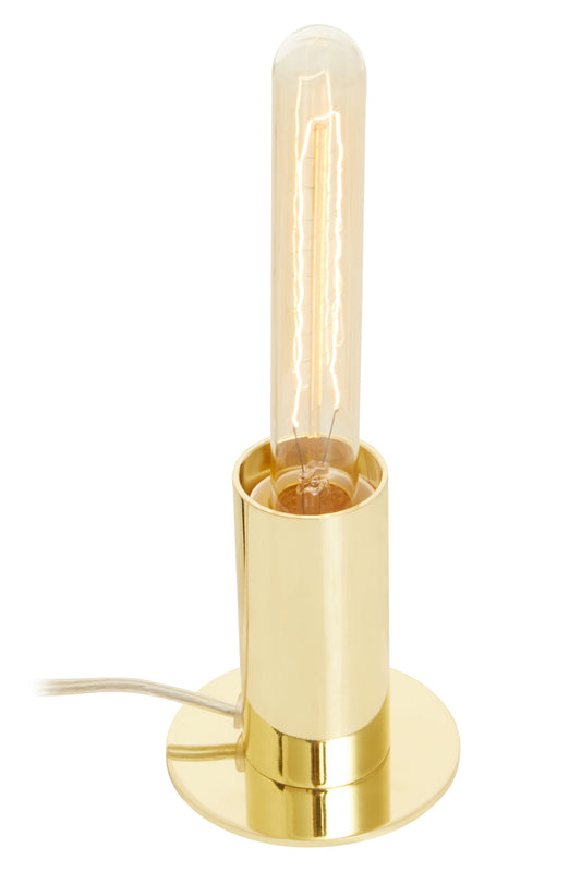 Stockholm Shiny Brass Modern Table Lamp | Bali & Blue
