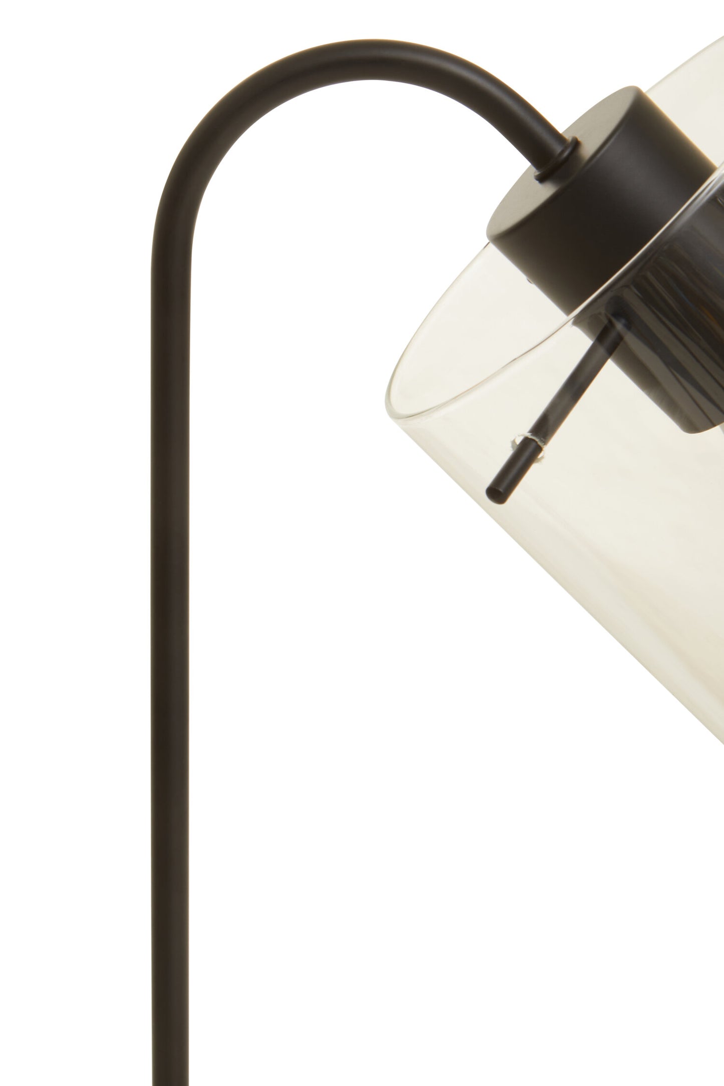 Stockholm Matte Black Curved Table Lamp