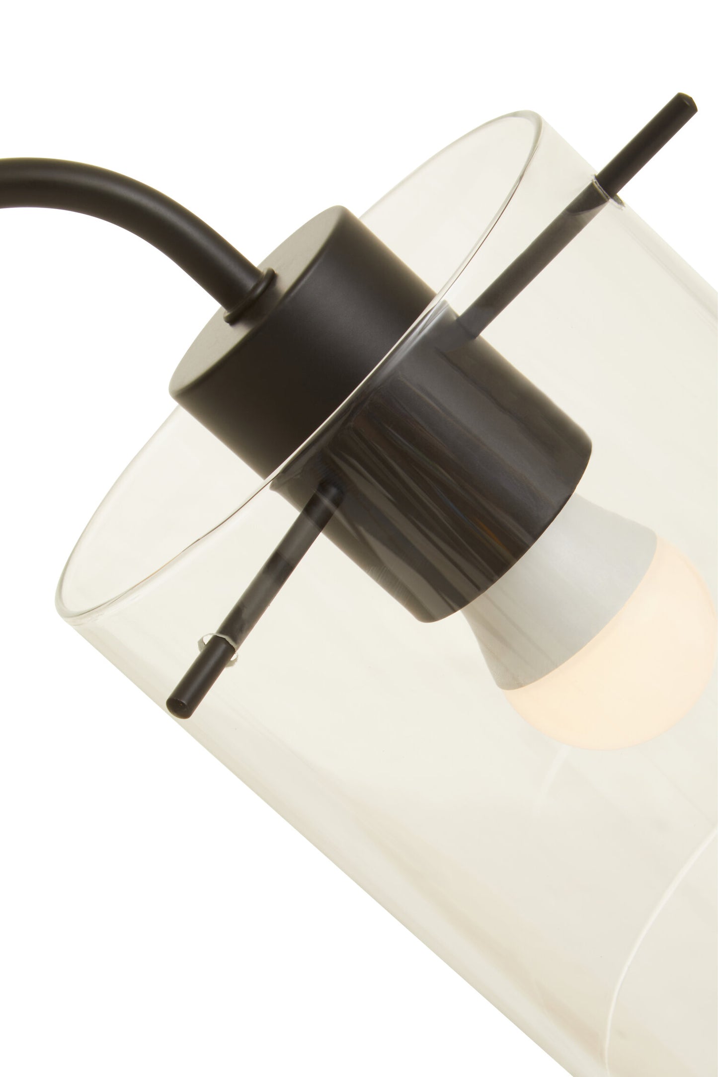Stockholm Matte Black Curved Table Lamp
