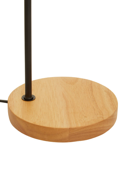 Stockholm Matte Black Curved Table Lamp