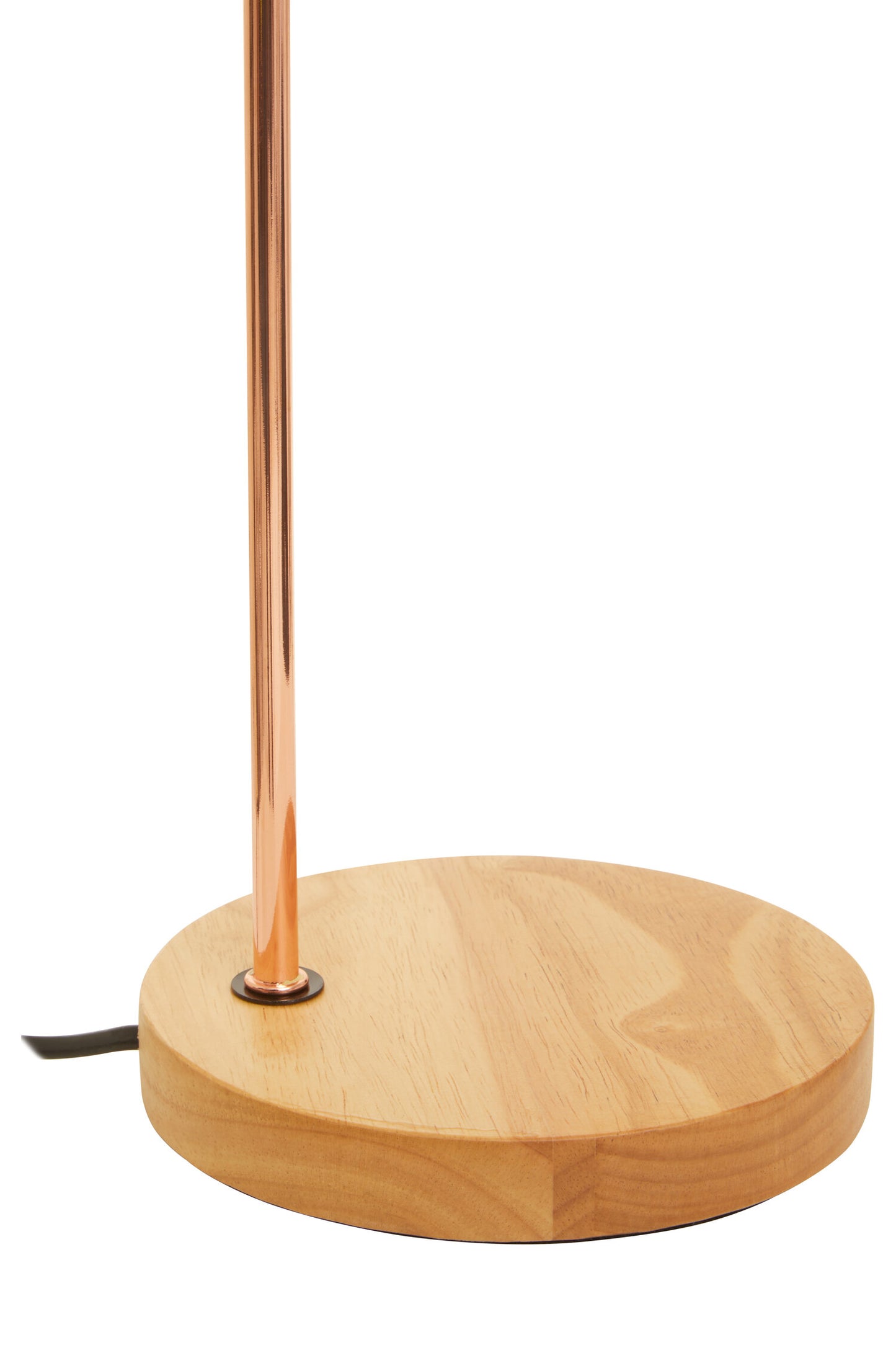 Stockholm Shiny Copper Curved Table Lamp