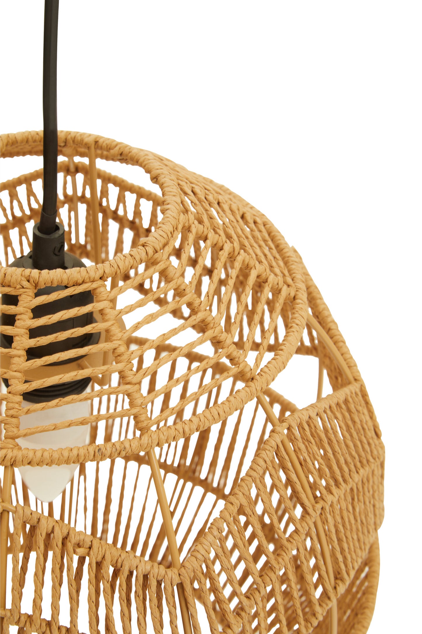 Tropical natural Paper Rope Pendant Light