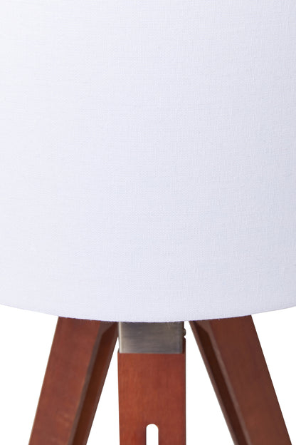 Campaign Tripod Floor Lamp With Brown Base