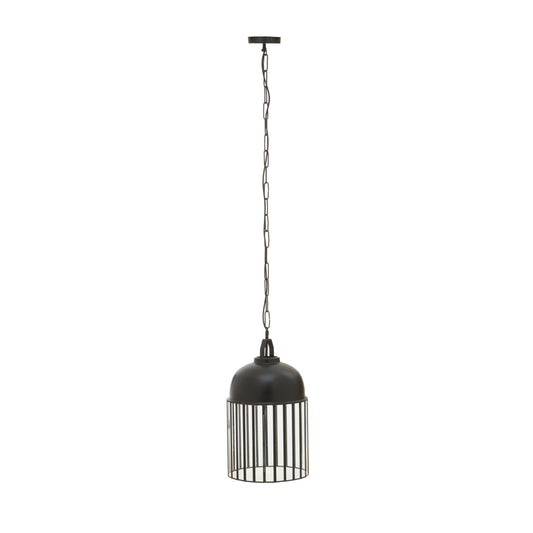 Preston Industrial Antique Black Pendant Light Ceiling Light | Bali & Blue
