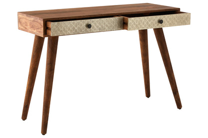 Boho 2 Drawer Acacia Wood Console Table