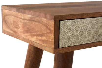 Boho 2 Drawer Acacia Wood Console Table