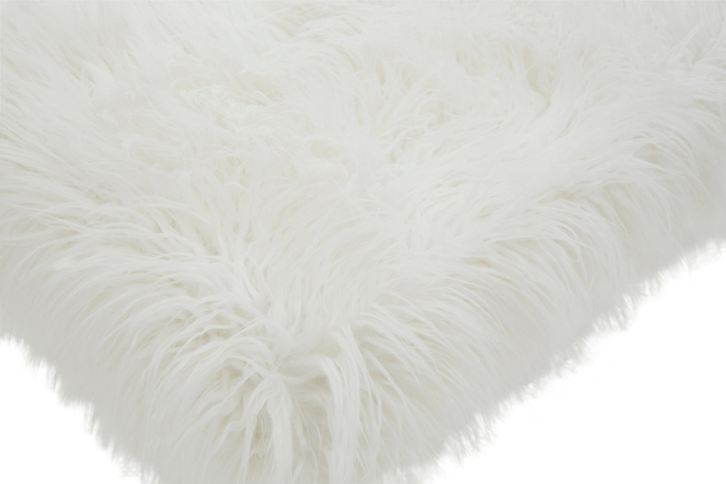 Heidi Fur Effect Bench with Gold Legs