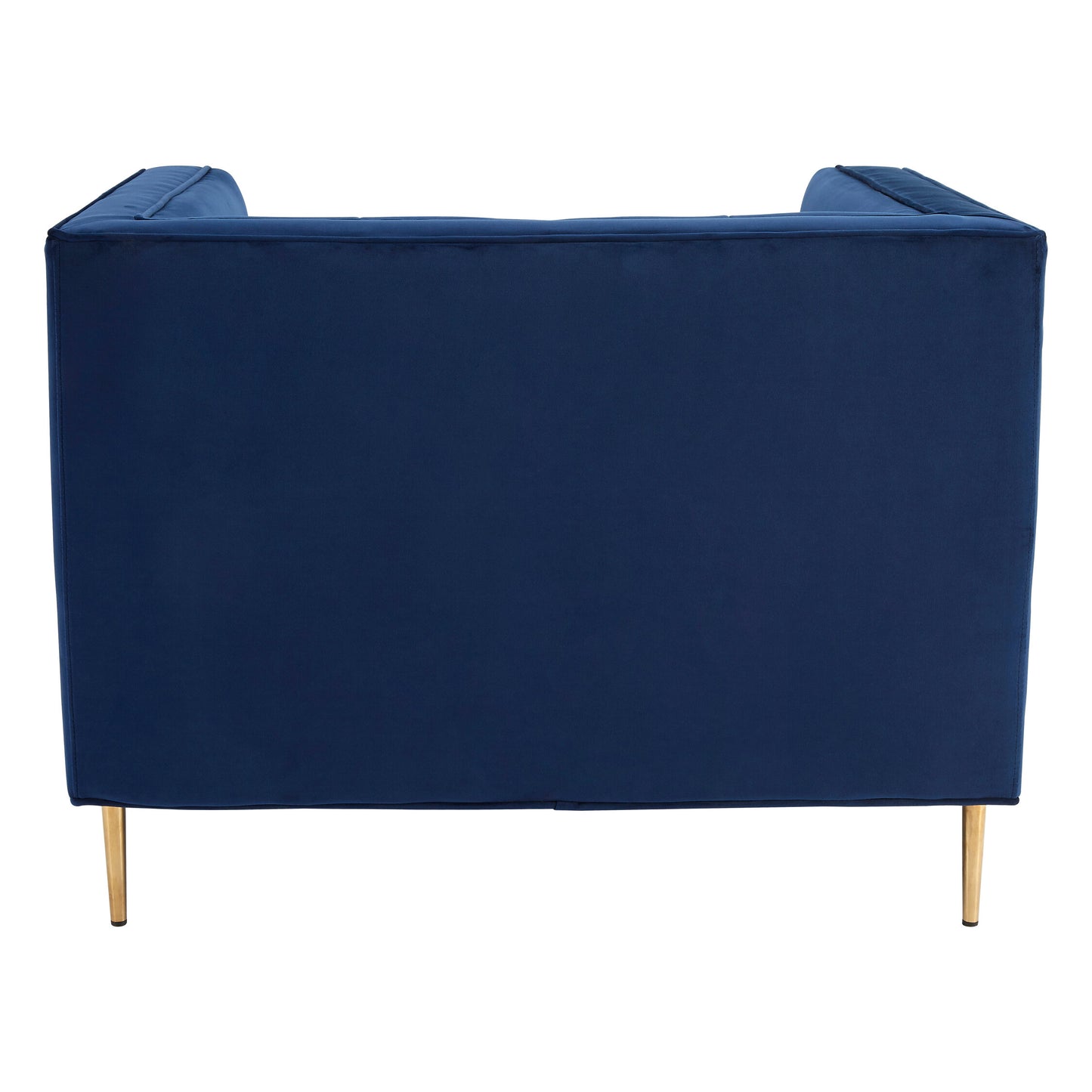 Renee Luxe Deep Blue Velvet Armchair | Bali & Blue