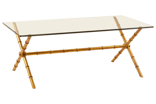 Marylin Glass Rectangular Luxe Coffee Table