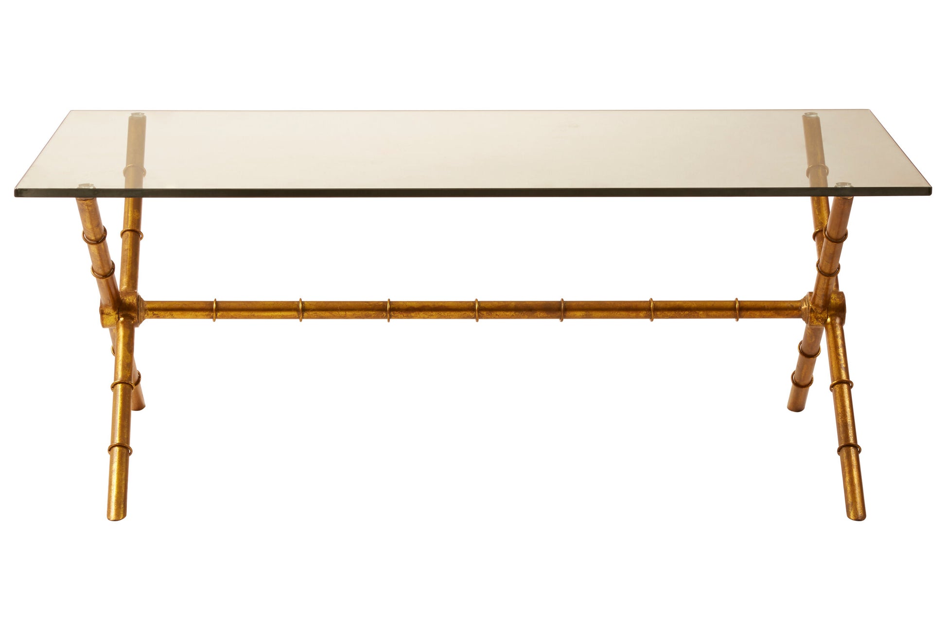 Marylin Glass Rectangular Luxe Coffee Table | Bali & Blue