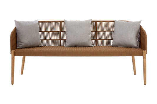 Marcus 3 Seater Woven Rope Sofa