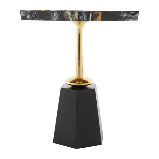 Raya Hexagonal Horn Top Side Table