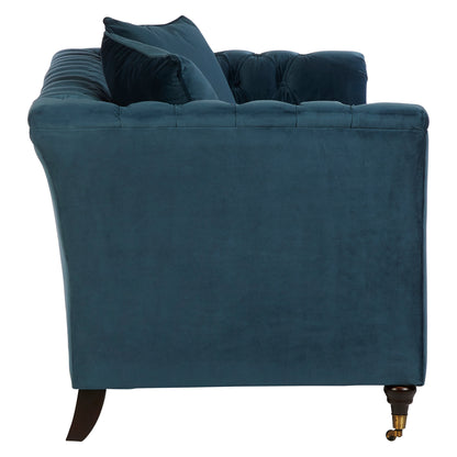 Gina Midnight Velvet Chesterfield Two Seater Sofa
