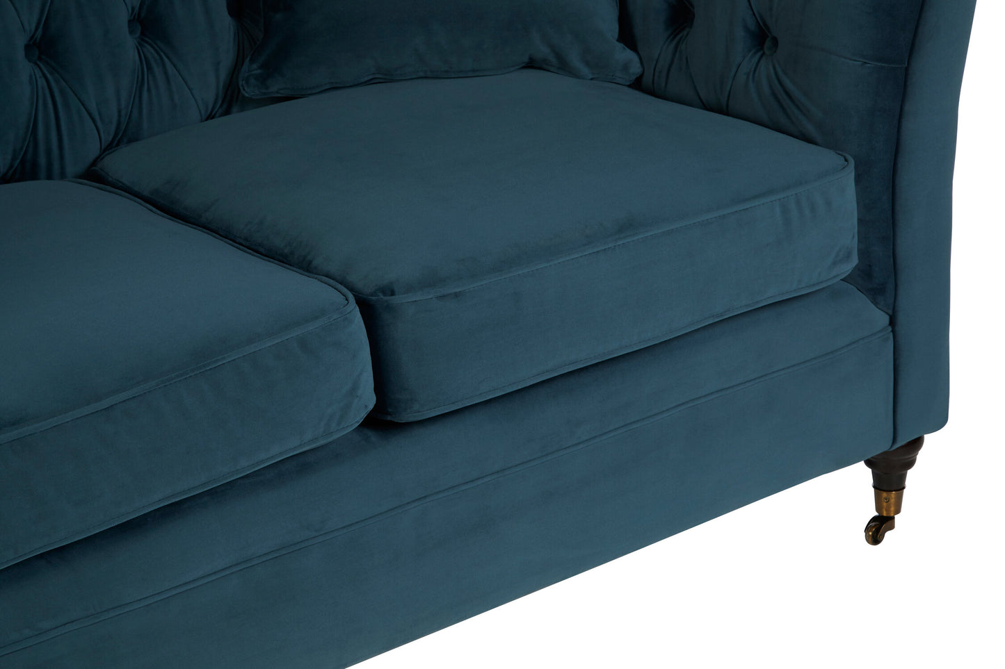 Gina Midnight Velvet Chesterfield Two Seater Sofa