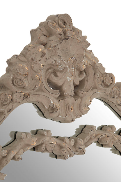 Vienna Antique Grey Ornate Wall Mirror