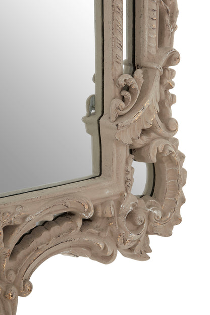 Vienna Antique Grey Ornate Wall Mirror