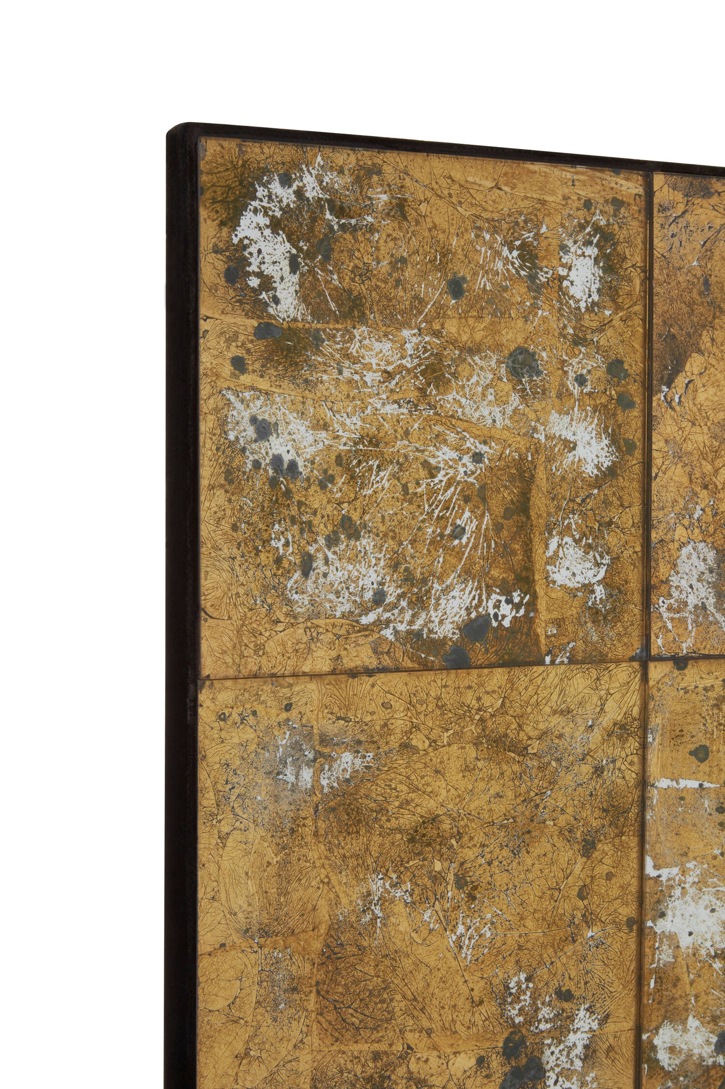 Distressed Antique Gold Wall Mirror