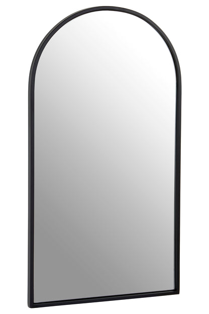 Aramis Industrial Black Frame Large Arch Wall Mirror | Bali & Blue