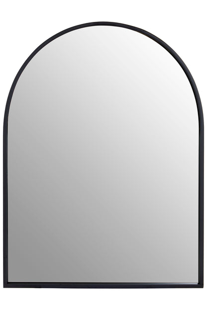 Aramis Industrial Black Frame Arch Wall Mirror