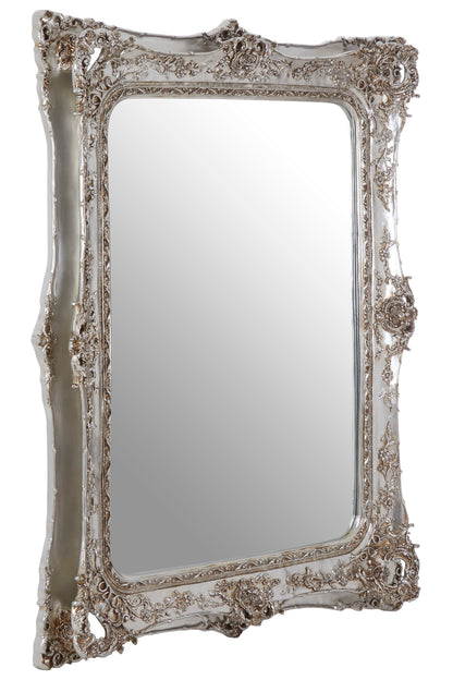 Bella Champagne Baroque Style Wall Mirror