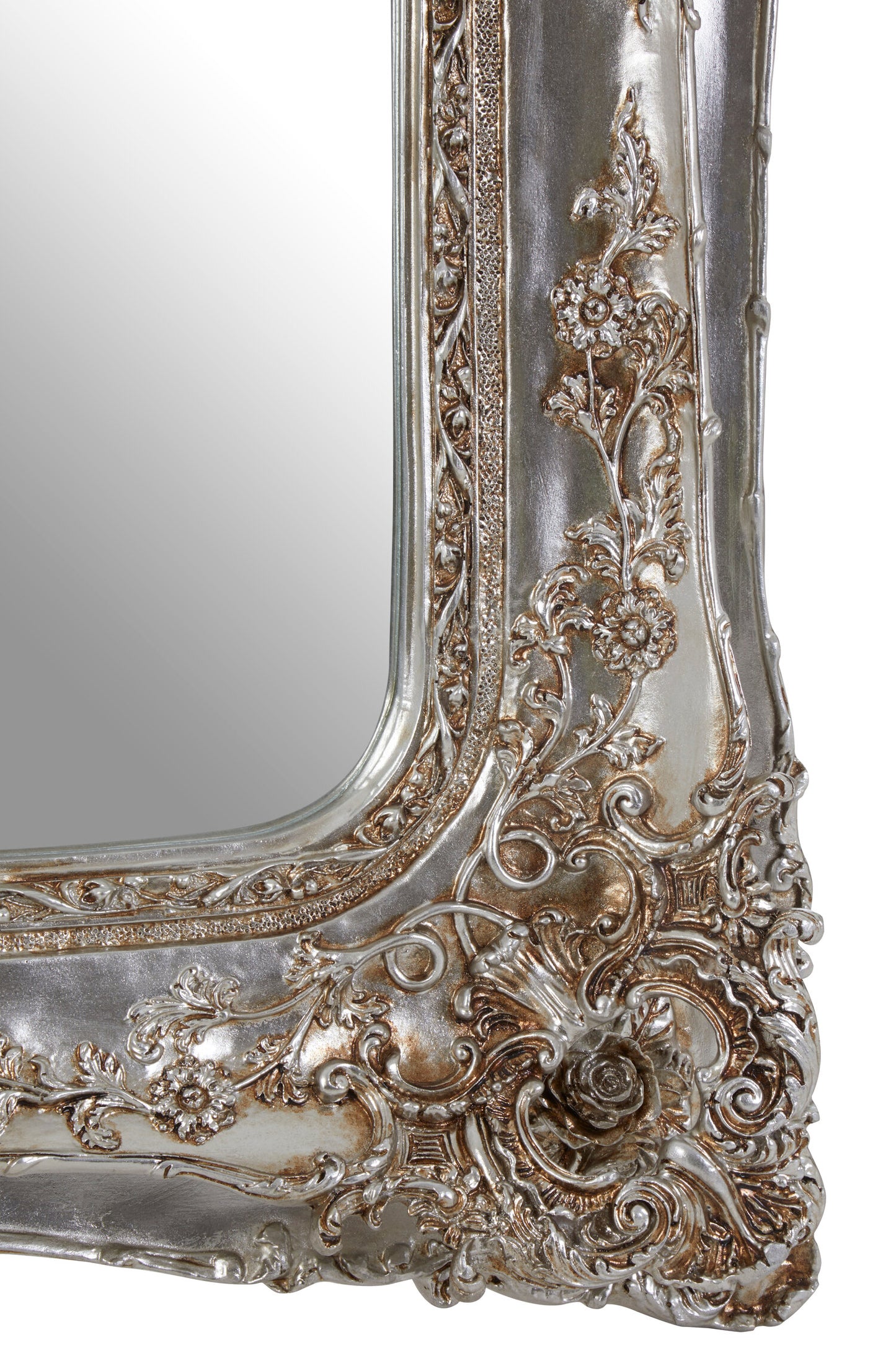 Bella Champagne Baroque Style Wall Mirror