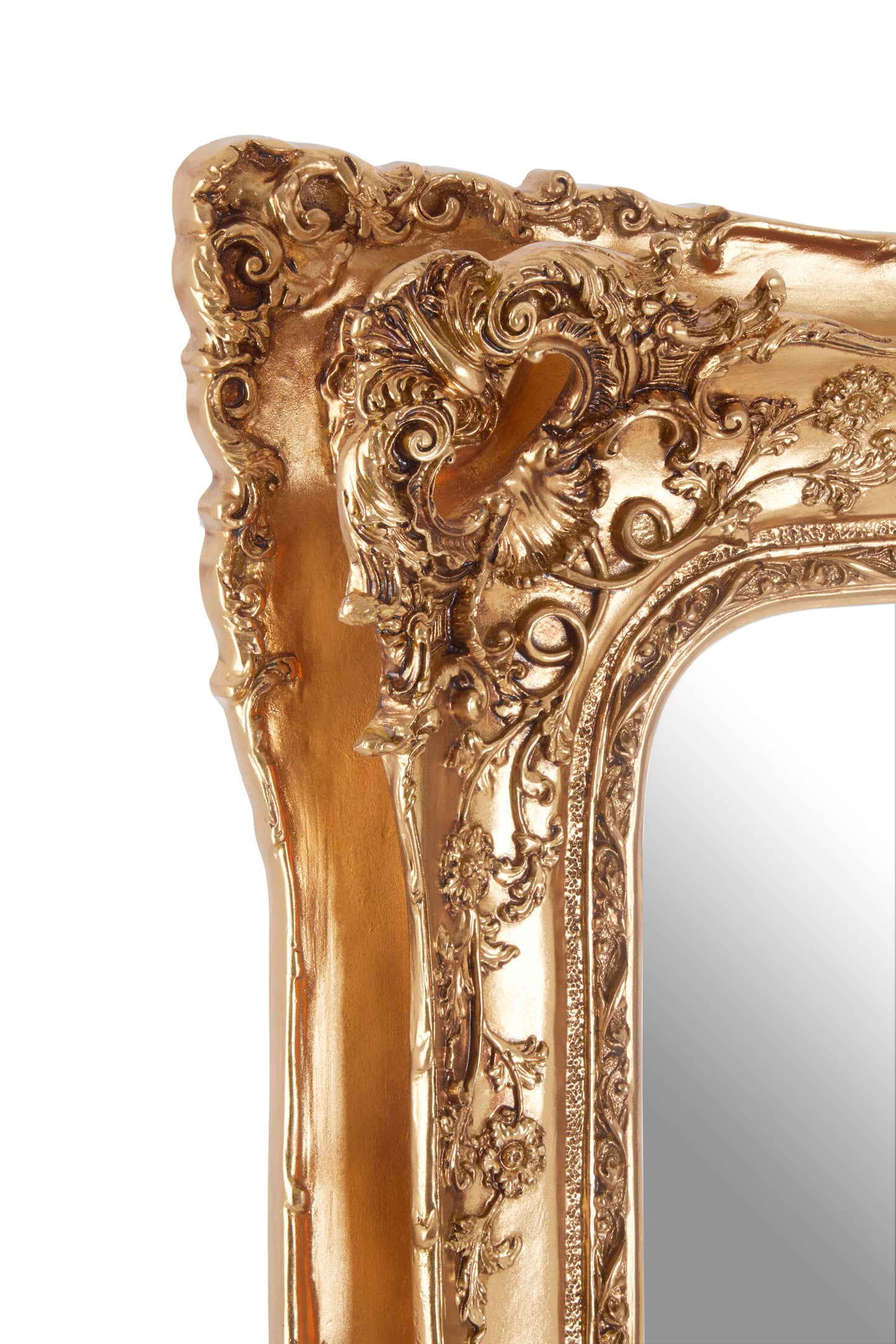 Bella Gold Baroque Style Wall Mirror
