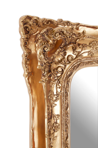 Bella Gold Baroque Style Wall Mirror